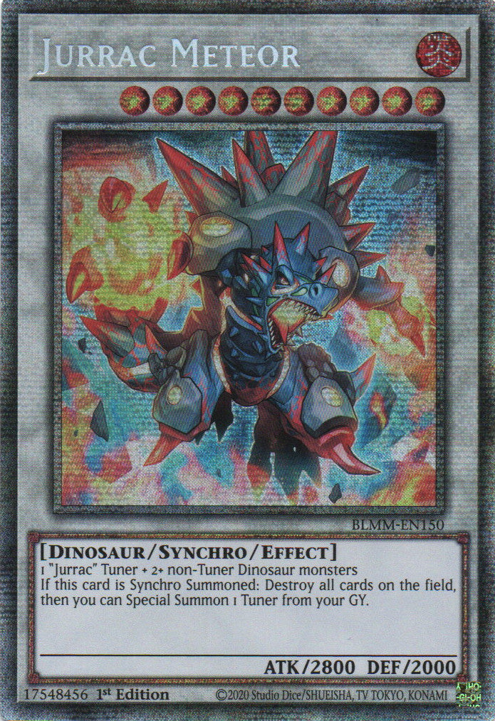 Jurrac Meteor (Alternate Artwork) - BLMM-EN150 - 1st Edition - Starlight Rare