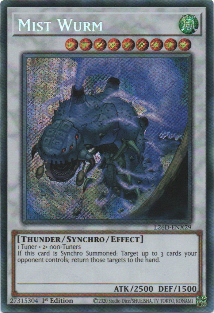 Mist Wurm - L26D-ENX29 - 1st Edition - Secret Rare