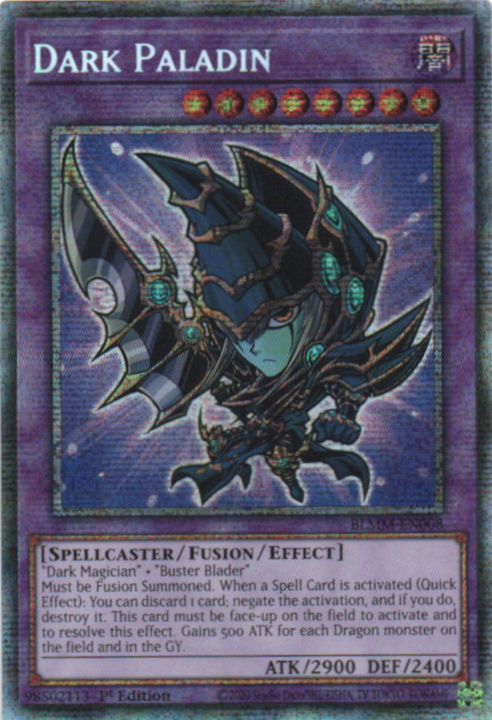 Dark Paladin (Chibi Artwork) - BLMM-EN008 - 1st Edition - Starlight Rare