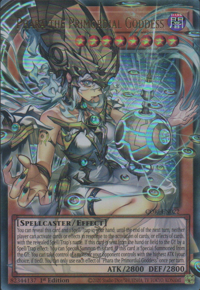 Phara the Primordial Goddess (extended art) - CORI-EN022 - 1st Edition - Ultra Rare