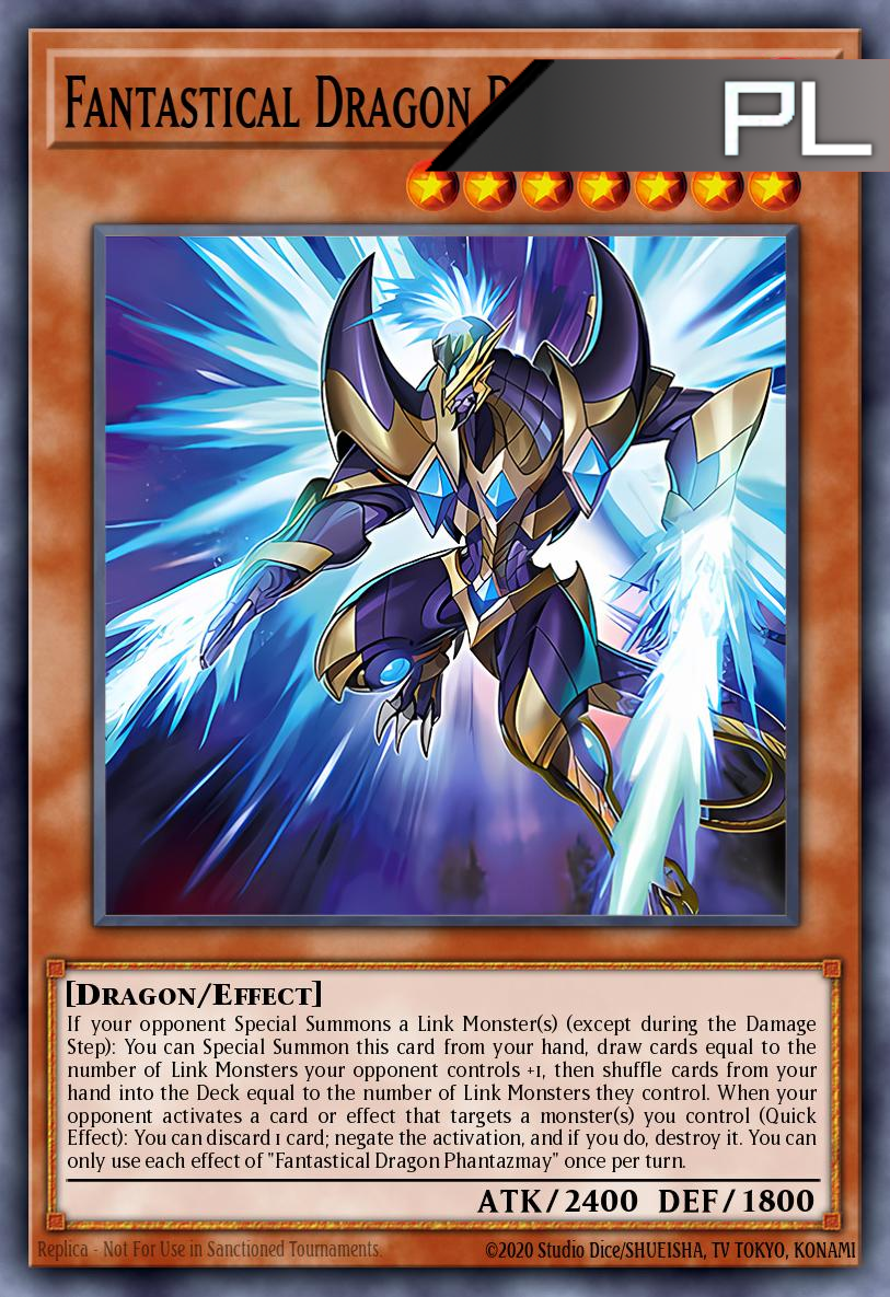 Fantastical Dragon Phantazmay (alternate art) - RA02-EN013 - 1st Edition - Platinum Secret Rare