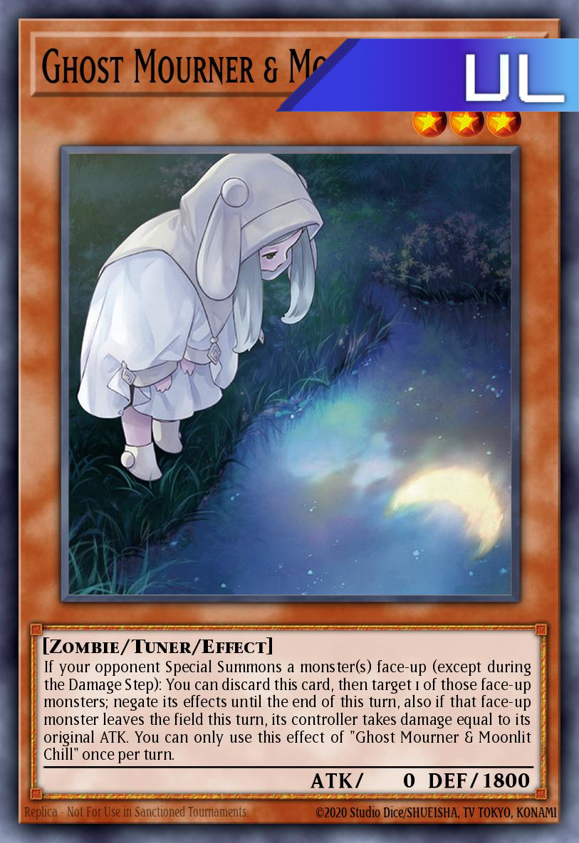 Ghost Mourner & Moonlit Chill (alternate art) - RA02-EN015 - 1st Edition - Ultimate Rare