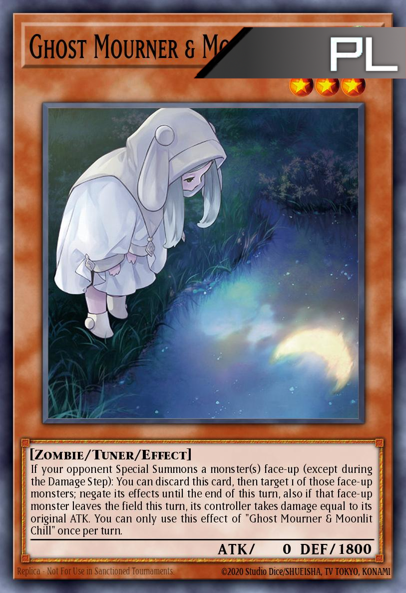 Ghost Mourner & Moonlit Chill (alternate art) - RA02-EN015 - 1st Edition - Platinum Secret Rare