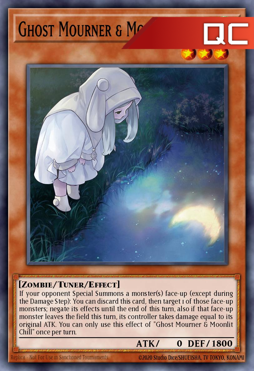 Ghost Mourner & Moonlit Chill (alternate art) - RA02-EN015 - 1st Edition - Quarter Century Secret Rare