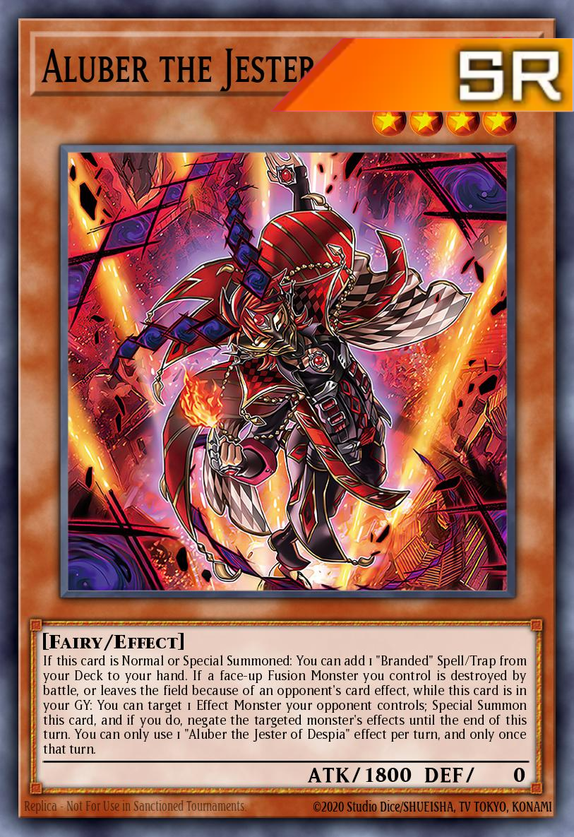 Aluber the Jester of Despia - RA02-EN016 - 1st Edition - Super Rare