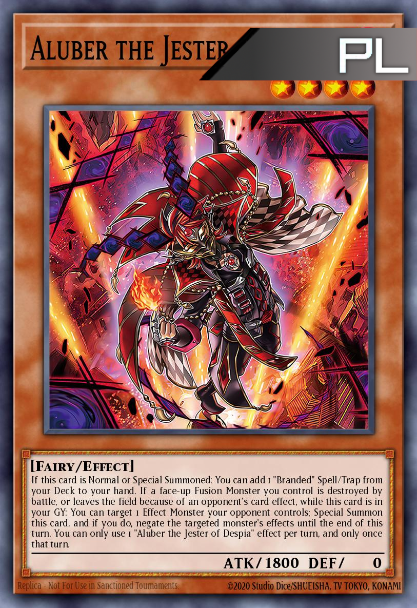 Aluber the Jester of Despia - RA02-EN016 - 1st Edition - Platinum Secret Rare