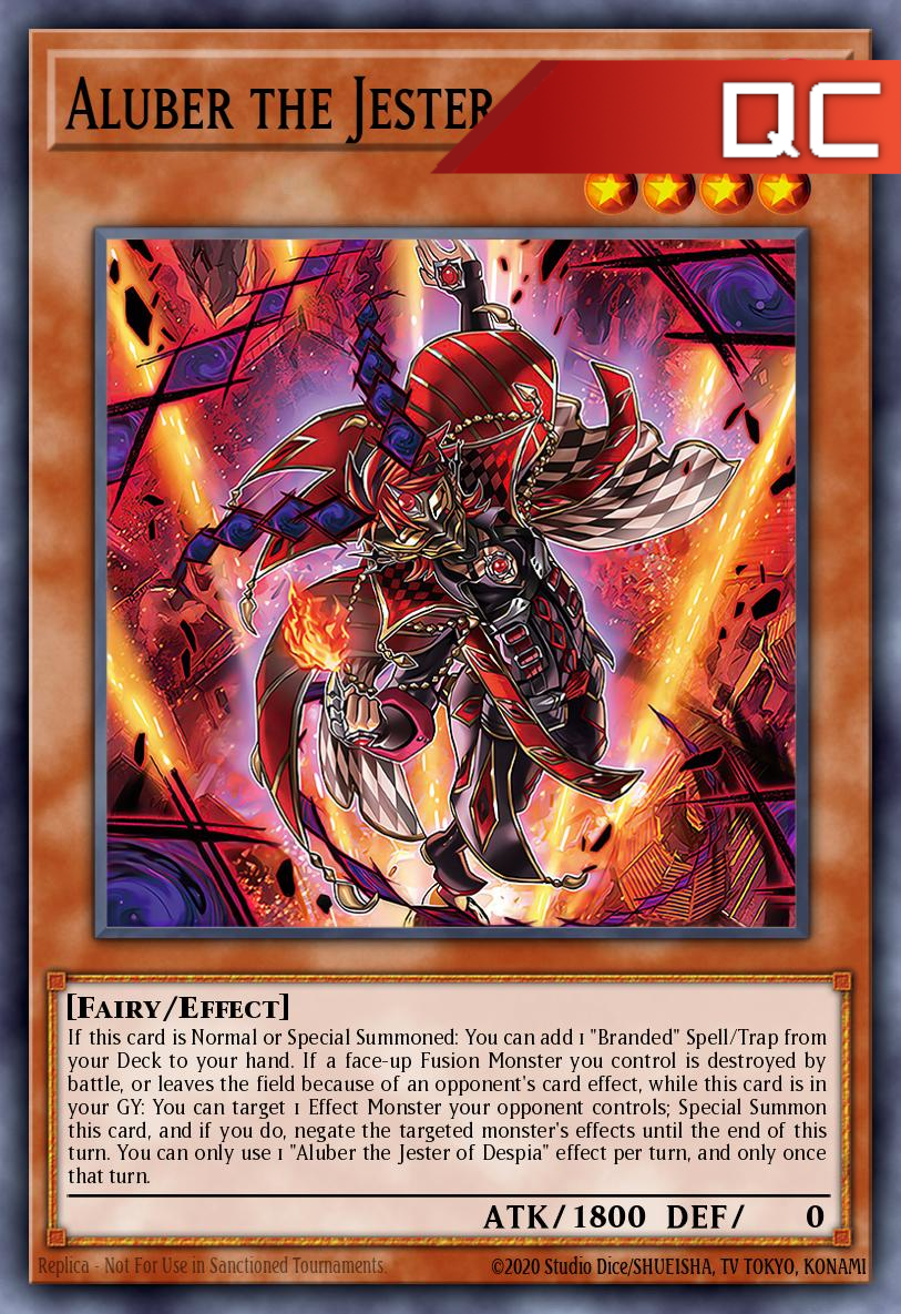 Aluber the Jester of Despia - RA02-EN016 - 1st Edition - Quarter Century Secret Rare