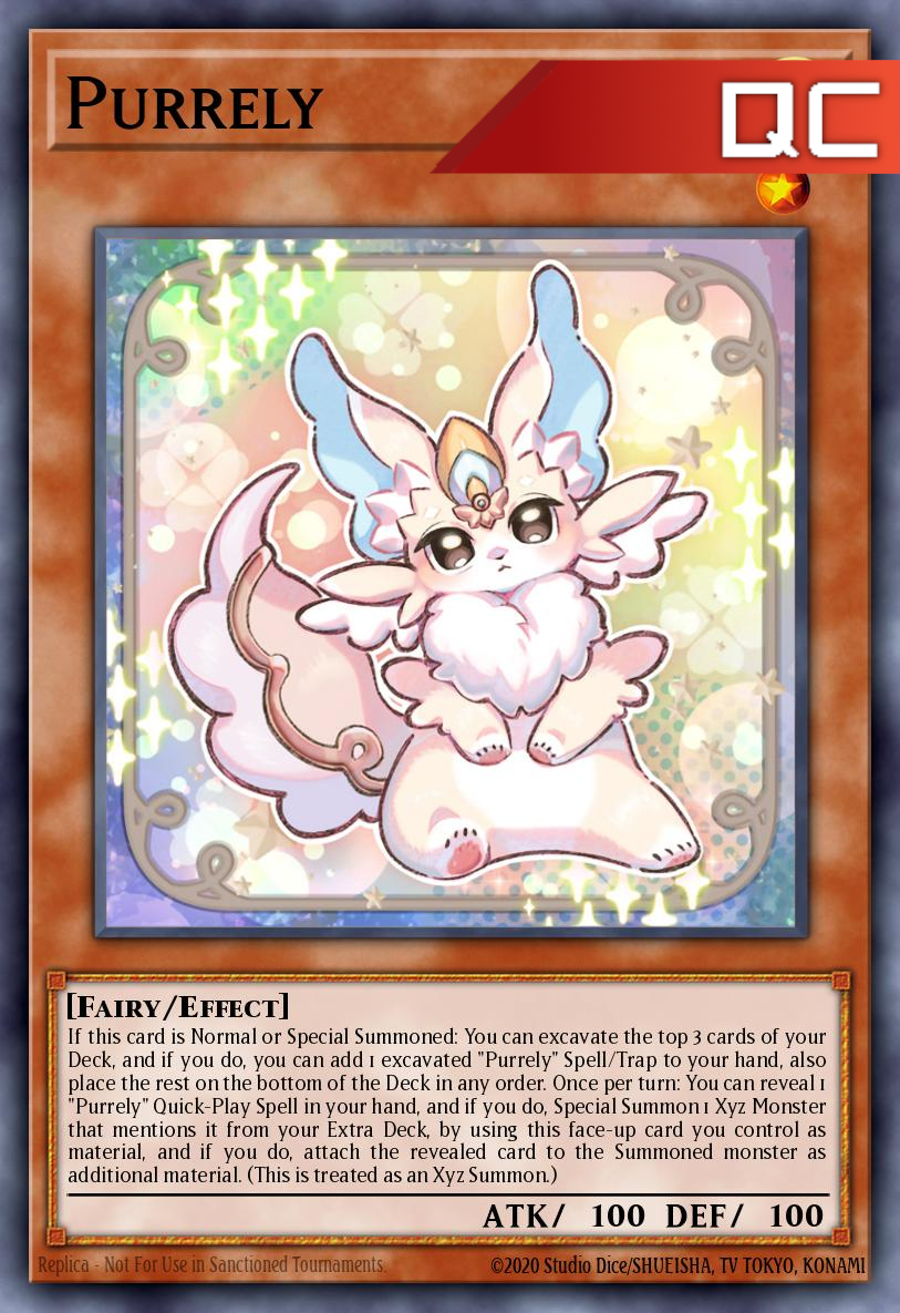 Purrely - RA02-EN018 - 1st Edition - Quarter Century Secret Rare