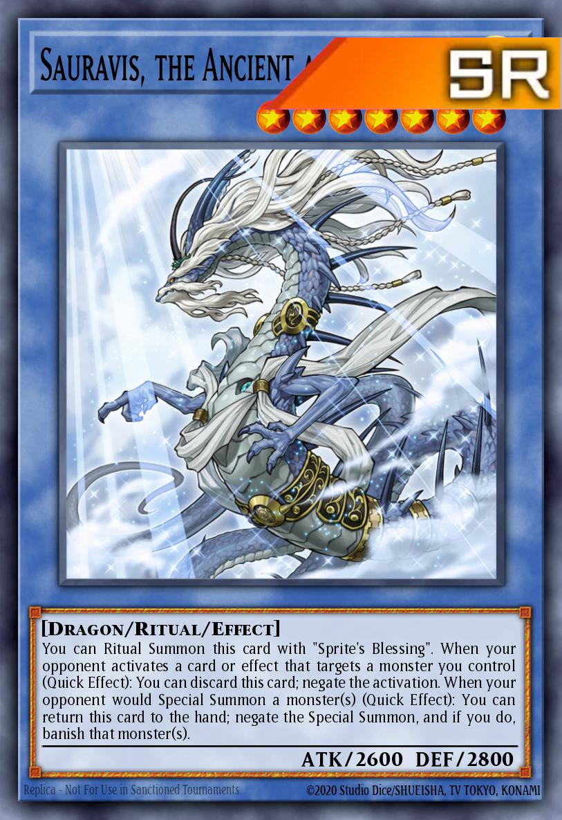 Sauravis, the Ancient and Ascended - RA02-EN019 - 1st Edition - Super Rare