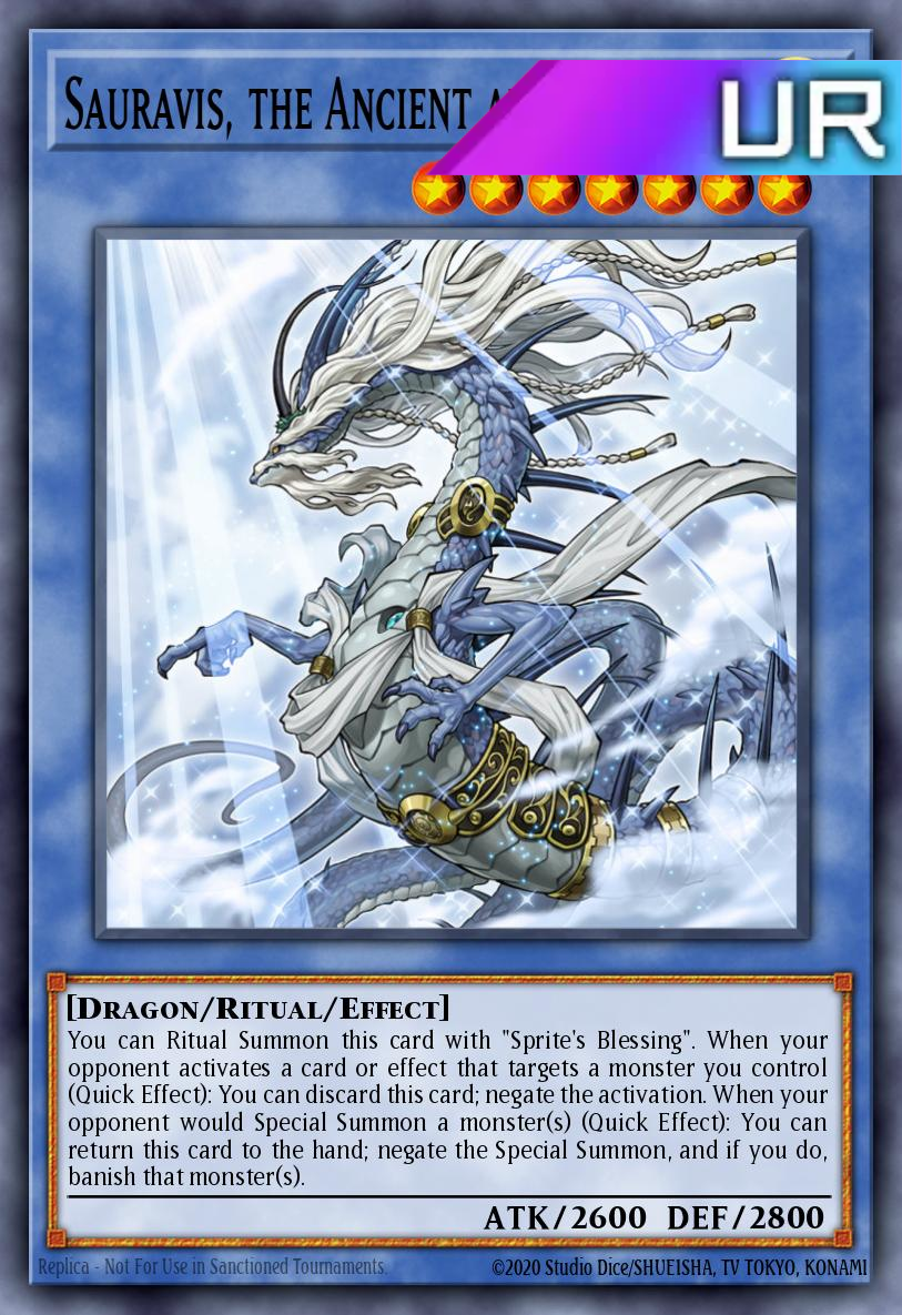 Sauravis, the Ancient and Ascended - RA02-EN019 - 1st Edition - Ultra Rare