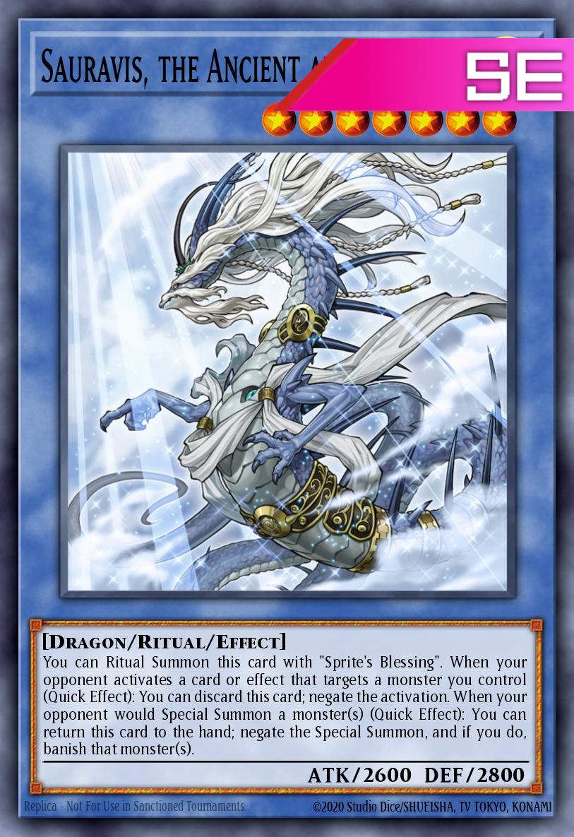 Sauravis, the Ancient and Ascended - RA02-EN019 - 1st Edition - Secret Rare