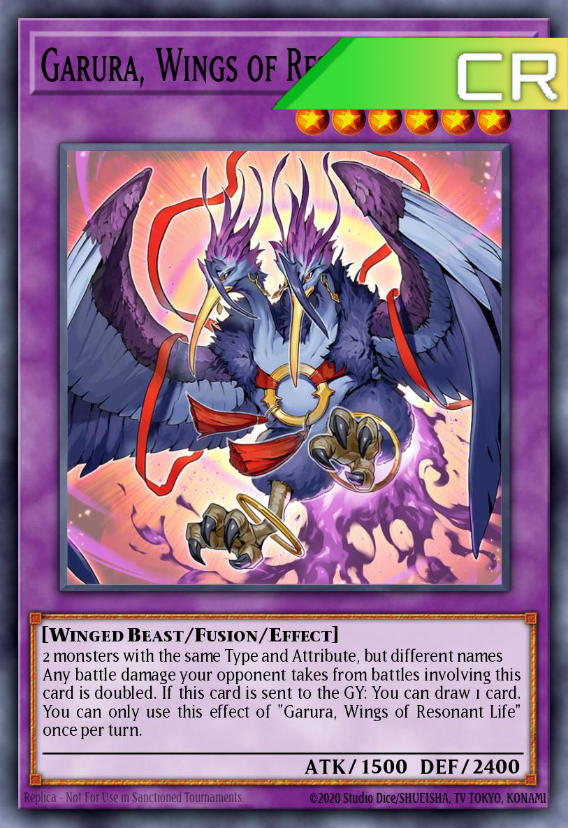 Garura, Wings of Resonant Life - RA02-EN024 - 1st Edition - Collector's Rare