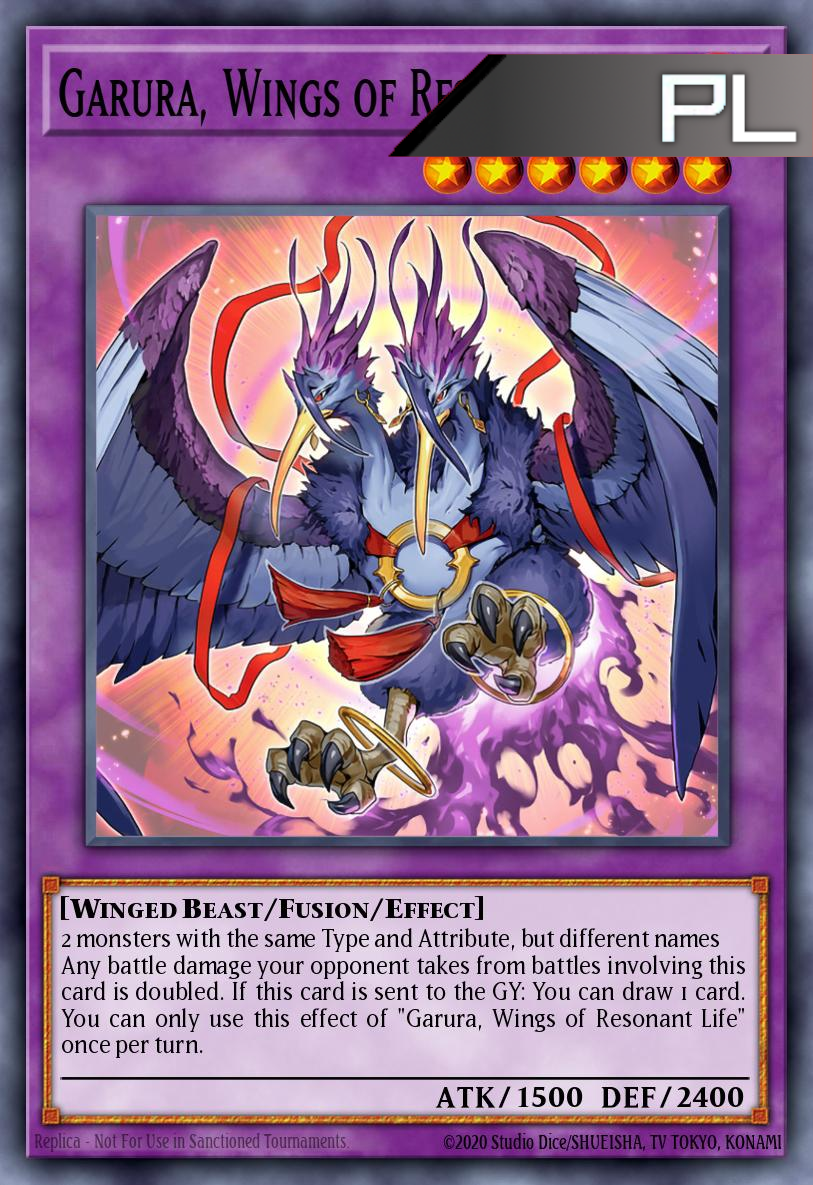 Garura, Wings of Resonant Life - RA02-EN024 - 1st Edition - Platinum Secret Rare