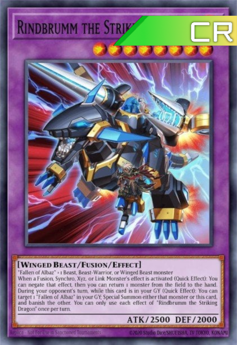 Rindbrumm the Striking Dragon - RA02-EN025 - 1st Edition - Collector's Rare