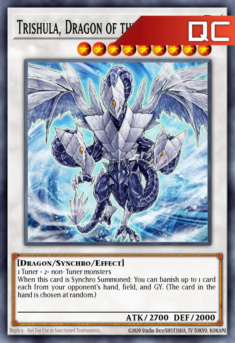 Trishula, Dragon of the Ice Barrier - RA02-EN026 - 1st Edition - Quarter Century Secret Rare