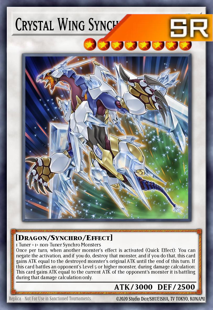 Crystal Wing Synchro Dragon - RA02-EN029 - 1st Edition - Super Rare