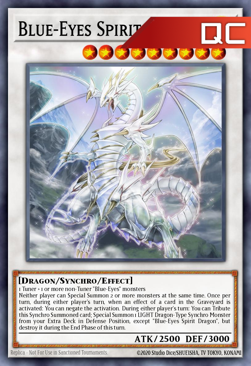 Blue-Eyes Spirit Dragon - RA02-EN030 - 1st Edition - Quarter Century Secret Rare