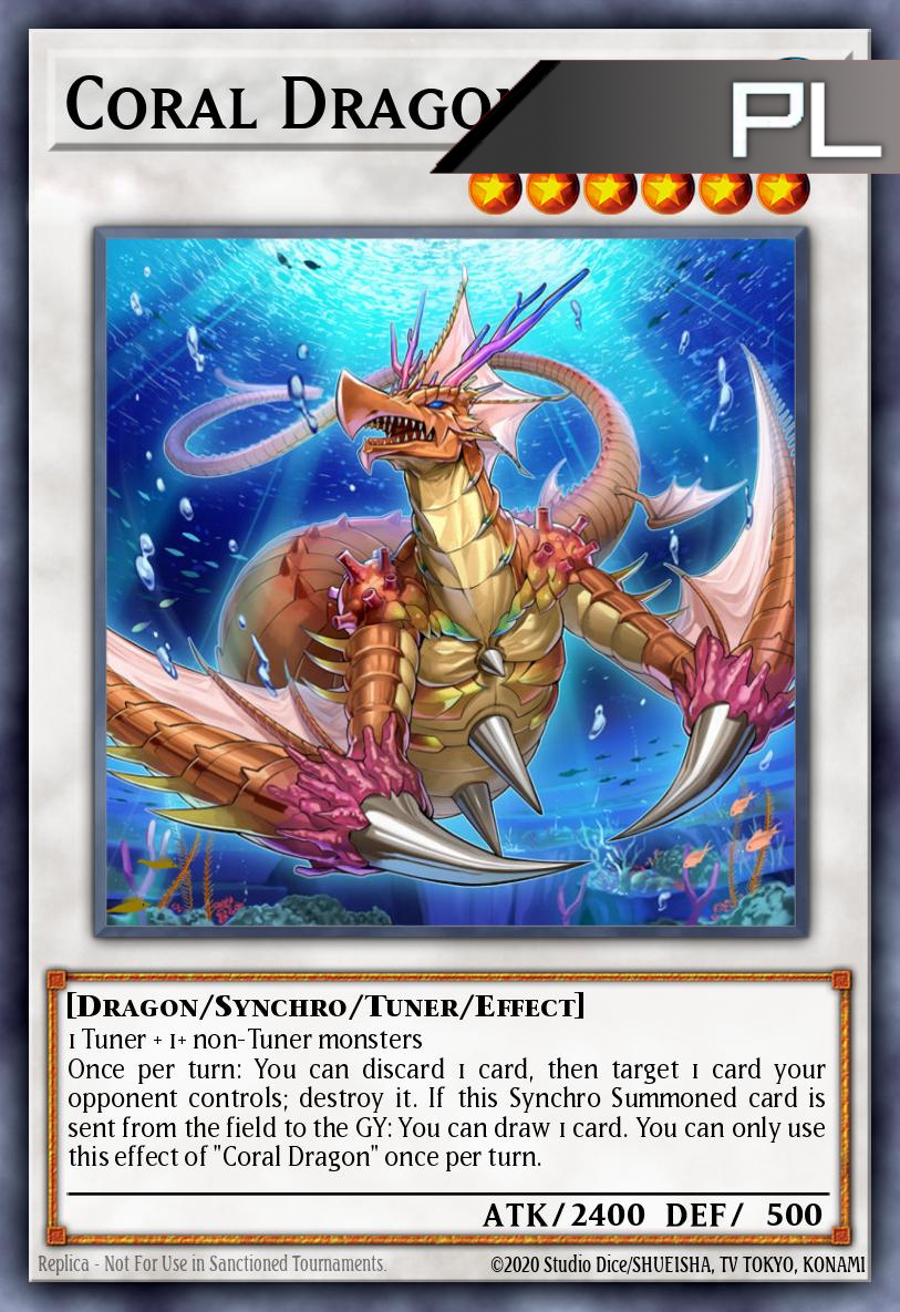 Coral Dragon - RA02-EN031 - 1st Edition - Platinum Secret Rare