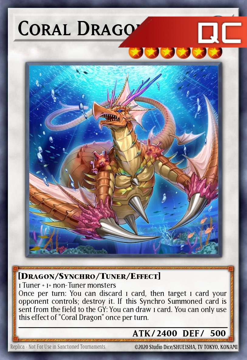 Coral Dragon - RA02-EN031 - 1st Edition - Quarter Century Secret Rare