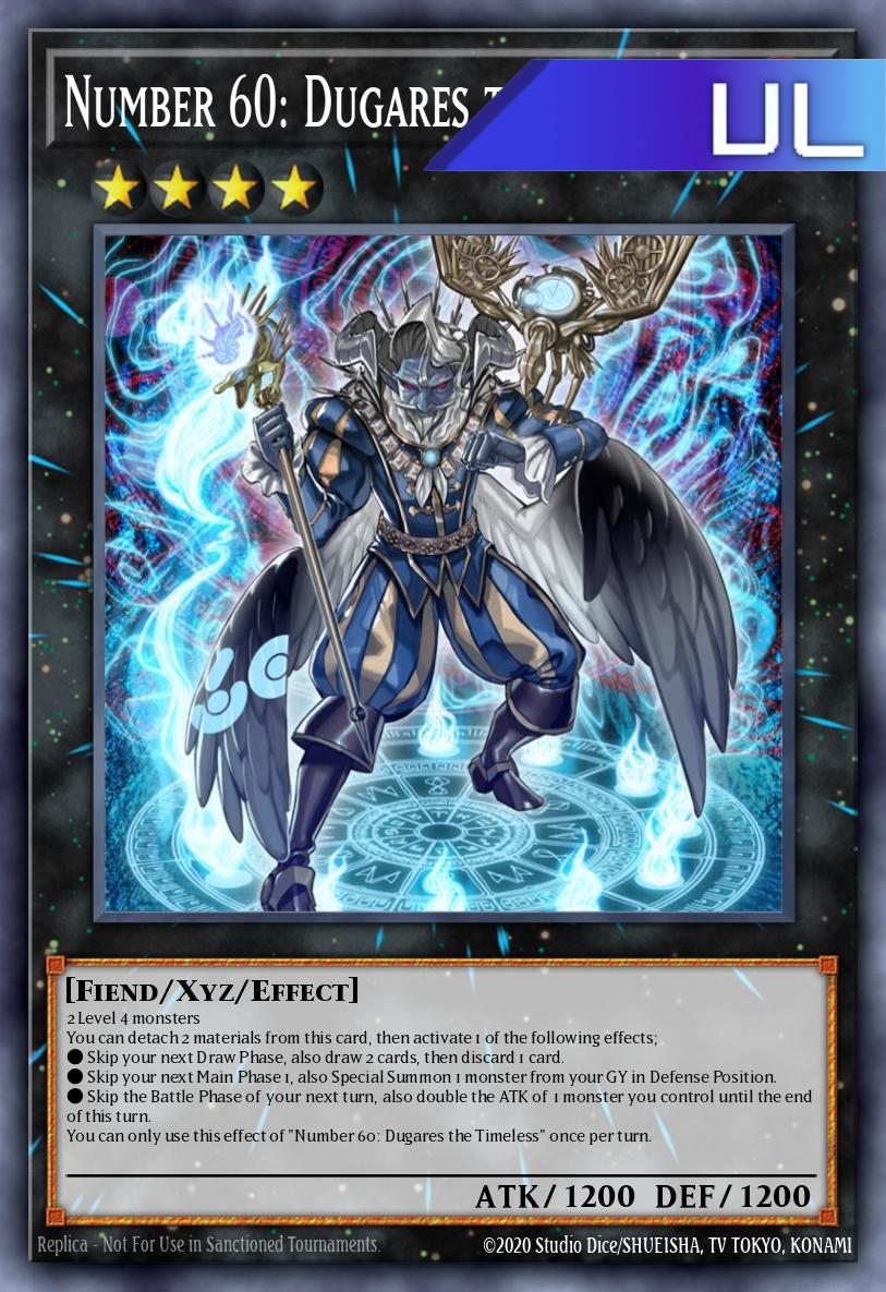 Number 60: Dugares the Timeless - RA02-EN037 - 1st Edition - Ultimate Rare