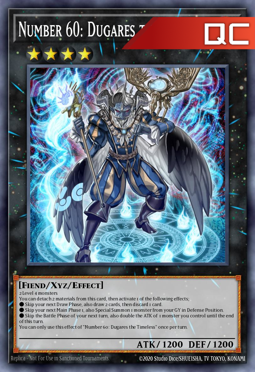 Number 60: Dugares the Timeless - RA02-EN037 - 1st Edition - Quarter Century Secret Rare