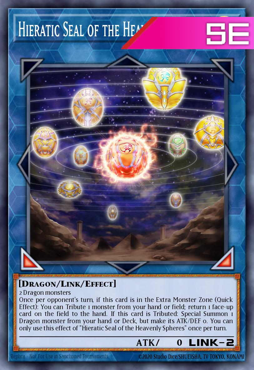Hieratic Seal of the Heavenly Spheres - RA02-EN039 - 1st Edition - Secret Rare
