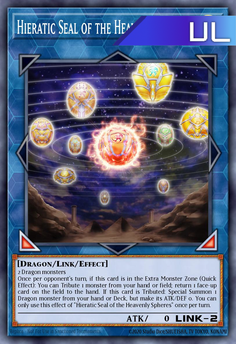 Hieratic Seal of the Heavenly Spheres - RA02-EN039 - 1st Edition - Ultimate Rare