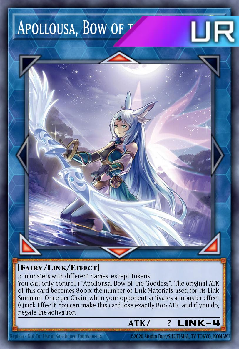 Apollousa, Bow of the Goddess (alternate art) - RA02-EN040 - 1st Edition - Ultra Rare