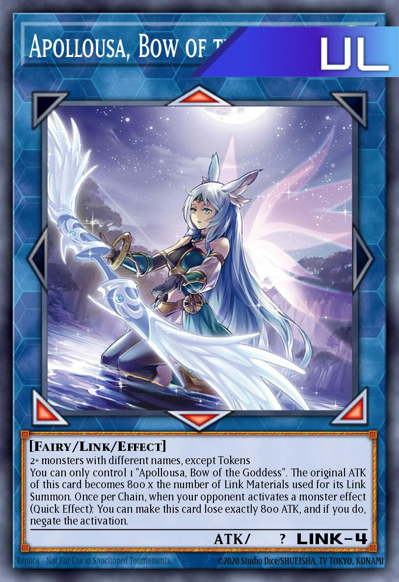 Apollousa, Bow of the Goddess (alternate art) - RA02-EN040 - 1st Edition - Ultimate Rare