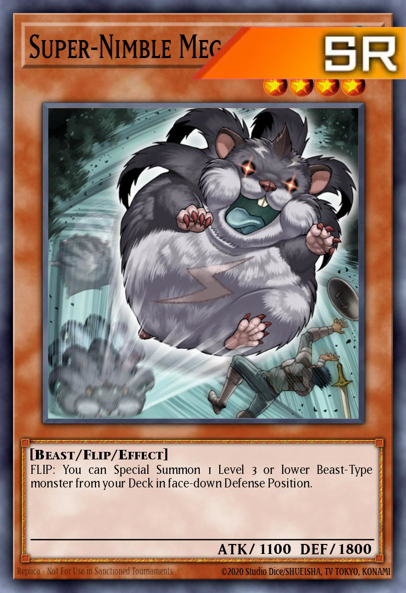 Super-Nimble Mega Hamster - RA02-EN004 - 1st Edition - Super Rare