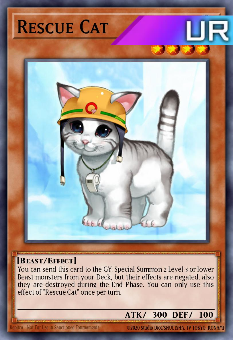 Rescue Cat - RA02-EN001 - 1st Edition - Ultra Rare