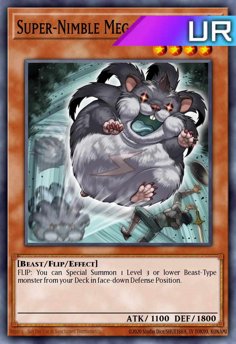 Super-Nimble Mega Hamster - RA02-EN004 - 1st Edition - Ultra Rare