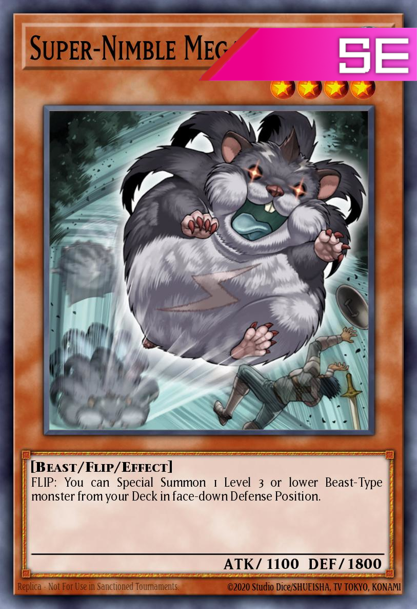 Super-Nimble Mega Hamster - RA02-EN004 - 1st Edition - Secret Rare