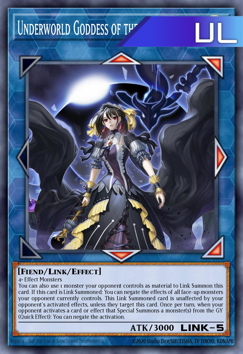 Underworld Goddess of the Closed World - RA02-EN045 - 1st Edition - Ultimate Rare