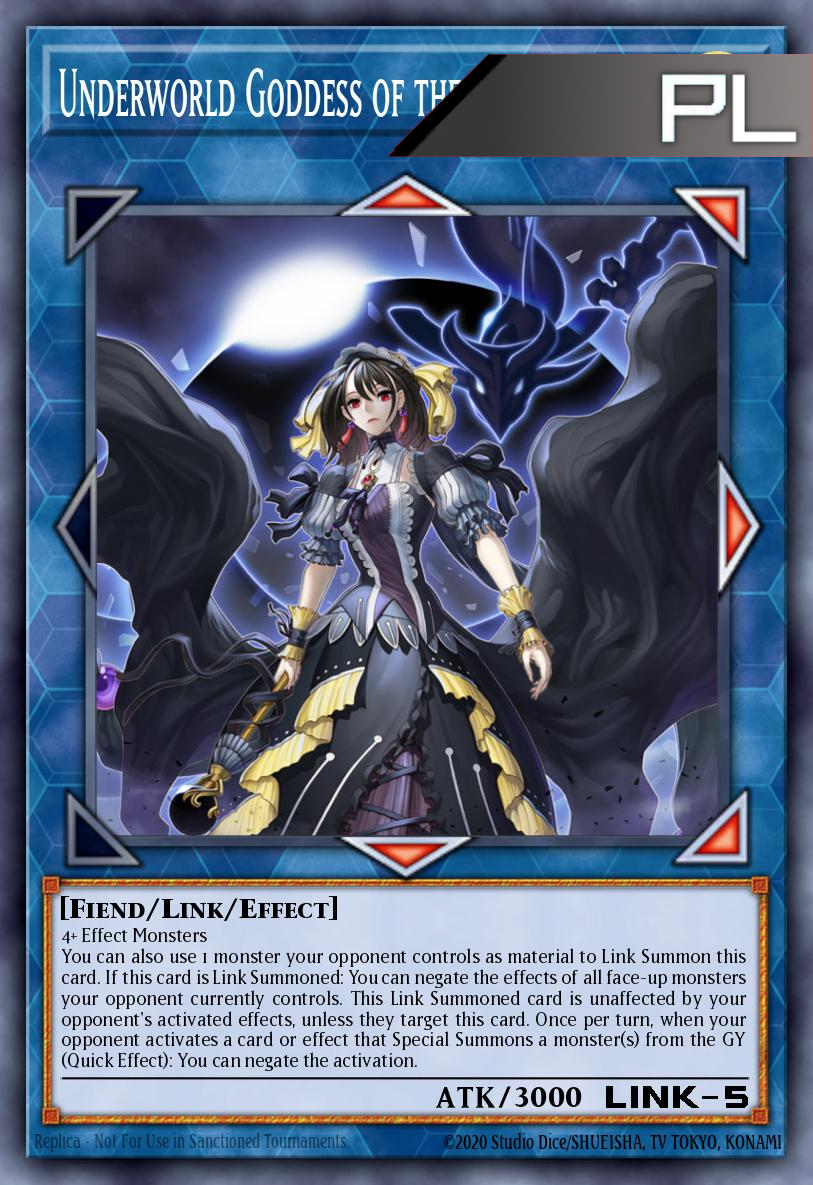 Underworld Goddess of the Closed World - RA02-EN045 - 1st Edition - Platinum Secret Rare