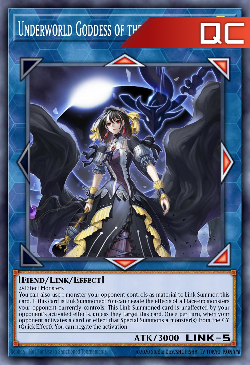 Underworld Goddess of the Closed World - RA02-EN045 - 1st Edition - Quarter Century Secret Rare