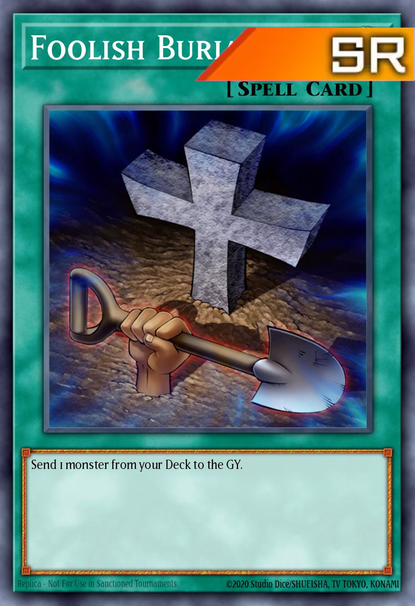 Foolish Burial - RA02-EN049 - 1st Edition - Super Rare