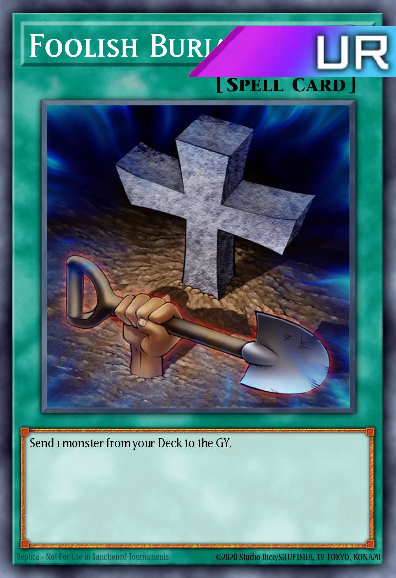 Foolish Burial - RA02-EN049 - 1st Edition - Ultra Rare