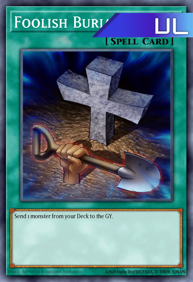 Foolish Burial - RA02-EN049 - 1st Edition - Ultimate Rare