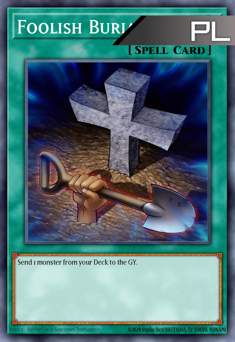 Foolish Burial - RA02-EN049 - 1st Edition - Platinum Secret Rare