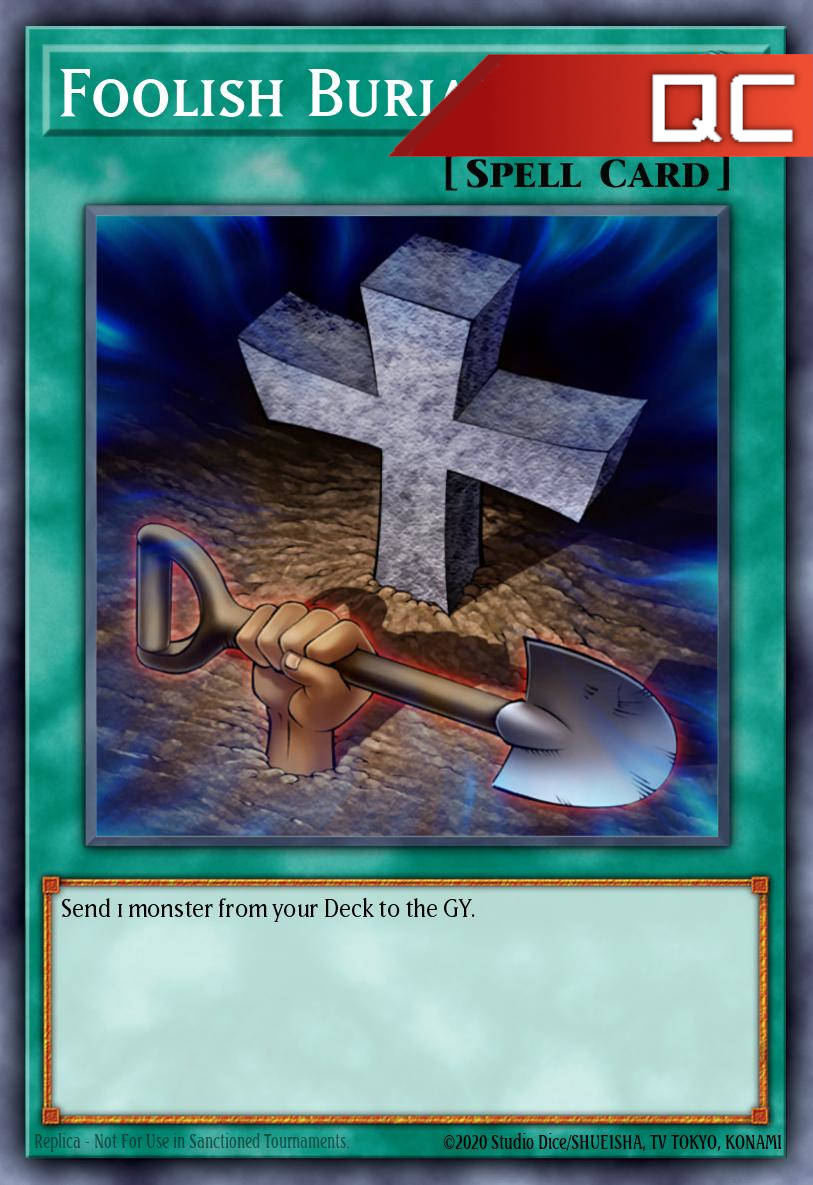 Foolish Burial - RA02-EN049 - 1st Edition - Quarter Century Secret Rare