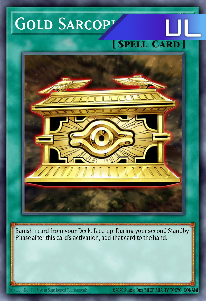 Gold Sarcophagus - RA02-EN052 - 1st Edition - Ultimate Rare