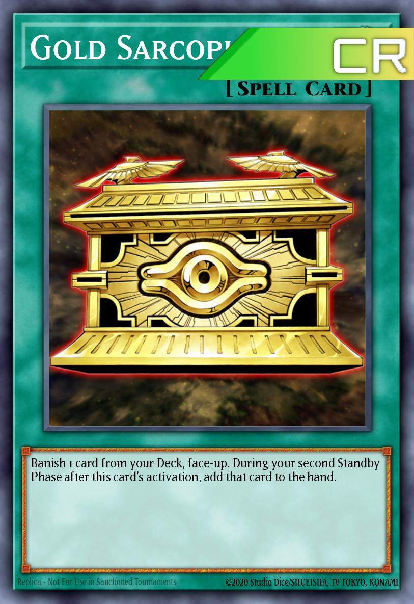 Gold Sarcophagus - RA02-EN052 - 1st Edition - Collector's Rare