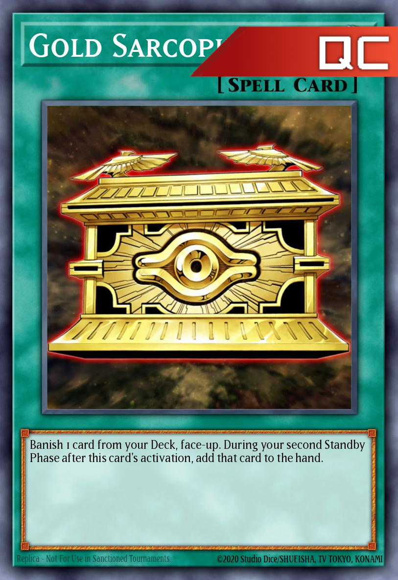 Gold Sarcophagus - RA02-EN052 - 1st Edition - Quarter Century Secret Rare