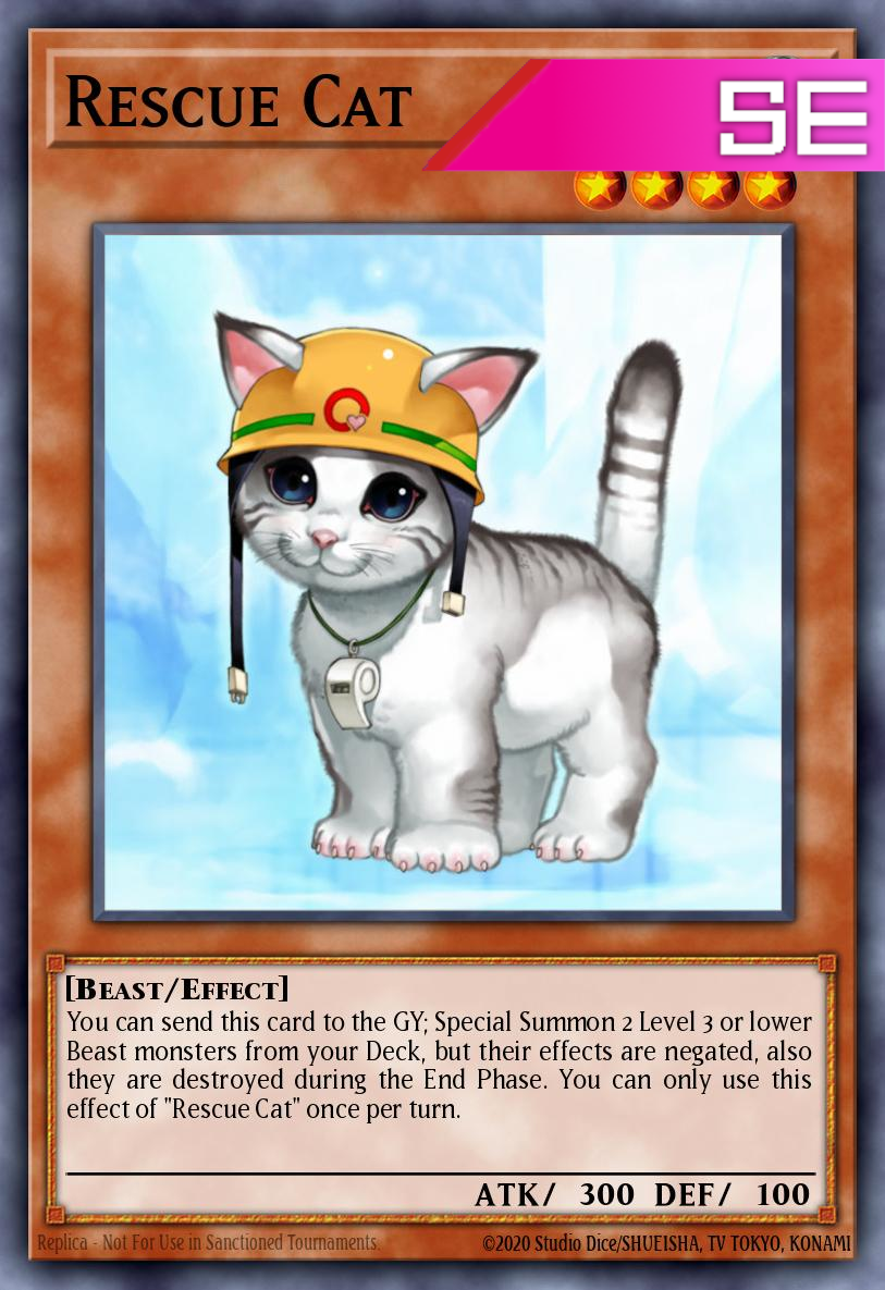 Rescue Cat - RA02-EN001 - 1st Edition - Secret Rare