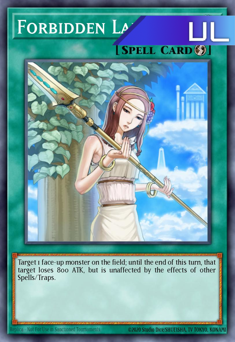 Forbidden Lance - RA02-EN058 - 1st Edition - Ultimate Rare