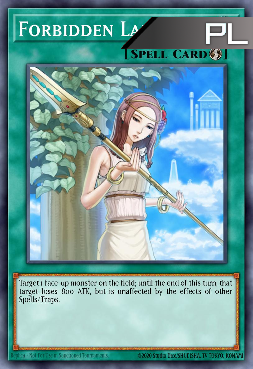 Forbidden Lance - RA02-EN058 - 1st Edition - Platinum Secret Rare