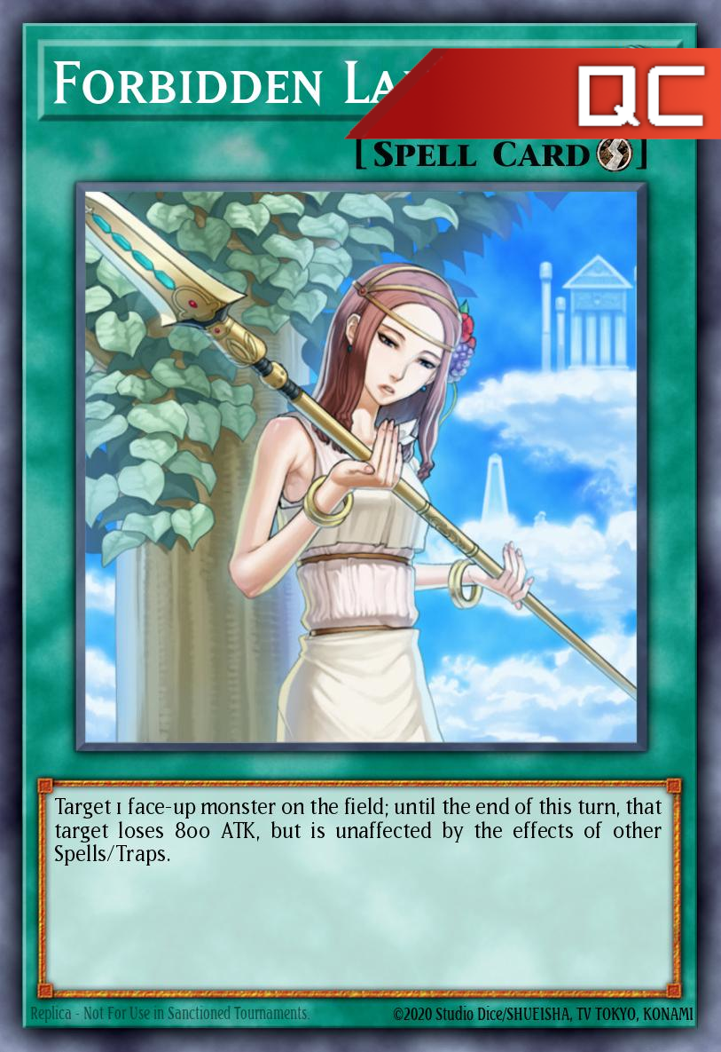 Forbidden Lance - RA02-EN058 - 1st Edition - Quarter Century Secret Rare