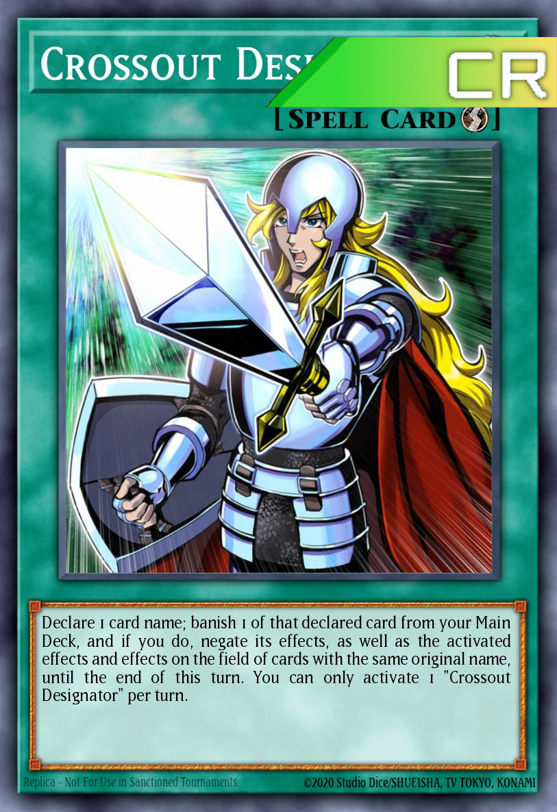 Crossout Designator - RA02-EN063 - 1st Edition - Collector's Rare