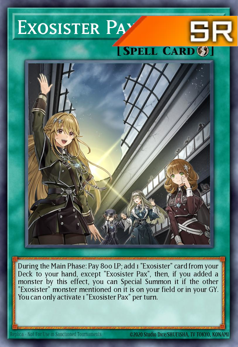 Exosister Pax - RA02-EN066 - 1st Edition - Super Rare